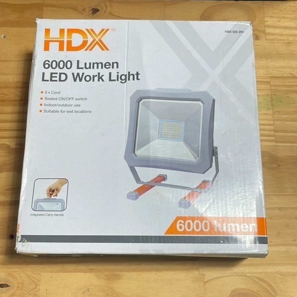 HDX 6000 Lumens 4000K Portable Worklight